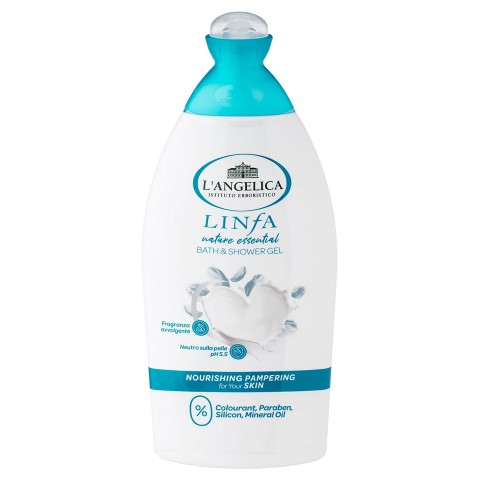L'Angelica Linfa Nature Essential душ гел и пяна за вана x500ml