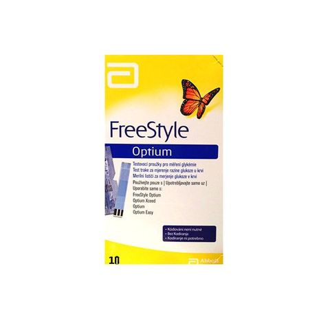 Abbott Freestyle Optium Тест ленти за измерване на кръвна захар х10 броя