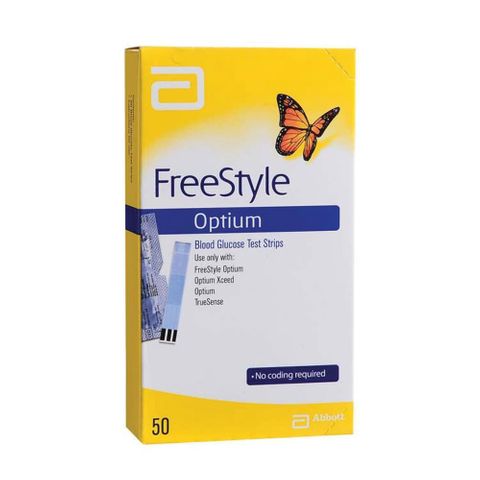 Abbott Freestyle Optium Тест ленти за измерване на кръвна захар х50 броя