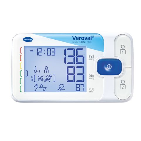 Hartmann Veroval Duo control L Апарат за измерване на кръвно налягане на ръката над лакътя