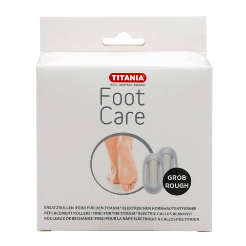 Titania Foot Care Комплект Резервни глави с груба повърхност за електрическа пила x2 броя