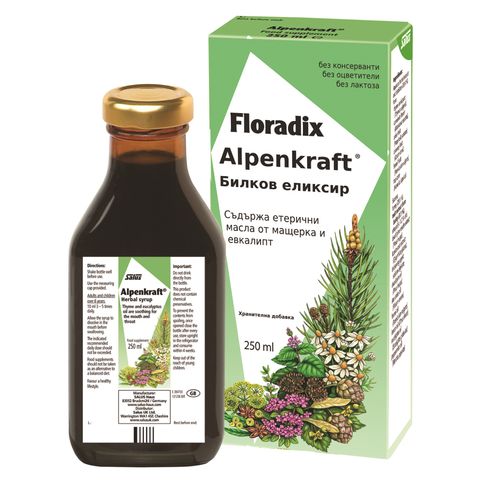 Floradix Алпенкрафт Билков еликсир х250 мл
