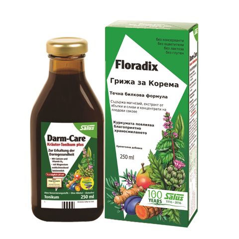 Floradix Грижа за корема Билков еликсир х250 мл
