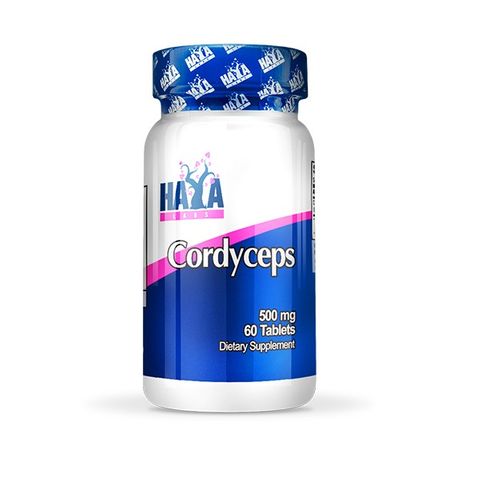 Haya Labs Cordyceps За силен имунитет и здрав организъм 500 мг 60 таблетки