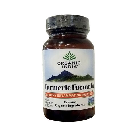 Organic India Turmeric Formula В подкрепа на имунитета и доброто храносмилане x90 капсули