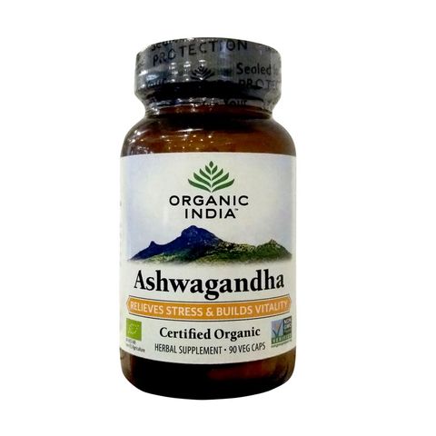 Organic India Ашваганда при стрес x90 капсули
