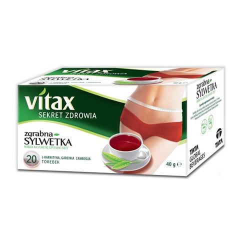 Vitax Slim Max Билков чай за отслабване х20 филтърни пакетчета