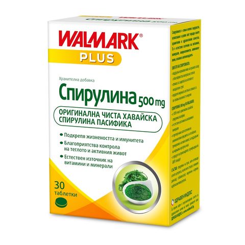 Walmark Plus Спирулина 500 мг х30 таблетки