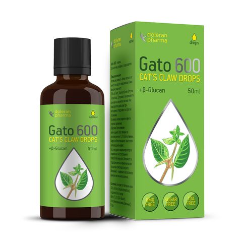 Doleran Pharma Gato 600 Kотешки нокът за силен имунитет х50 мл