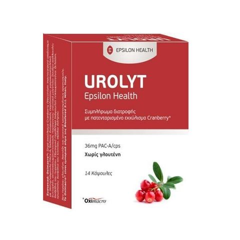 Epsilon Health Urolyt при проблеми с пикочните пътища х14 капсули