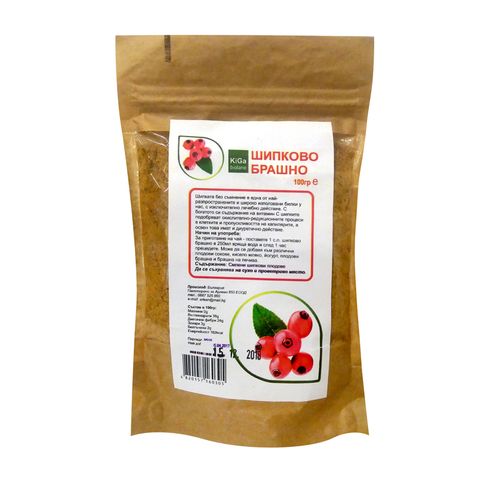 Kiga Bioline Шипково брашно х100 грама