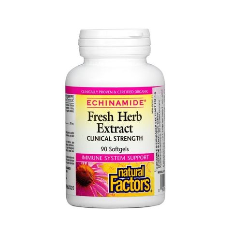 Natural Factors Echinamide Ехинацея екстракт за висок имунитет 250мг х90 капсули