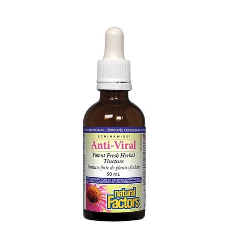 Natural Factors Echinamide Anti-Viral Тинктура от Ехинацея за силен имунитет х50 мл