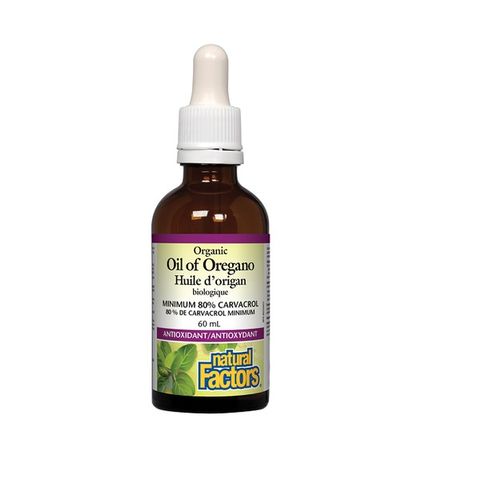 Natural Factors Organic Oil of Oregano За добро храносмилане х60 мл