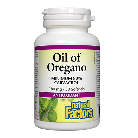 Natural Factors Масло от риган 180 мг х30 софтгел капсули