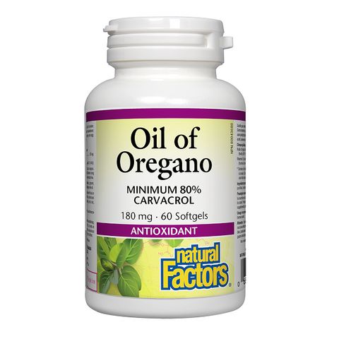 Natural Factors Масло от риган 180 мг х60 софтгел капсули