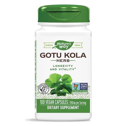 Nature's Way Gotu Kola Азиатска центела за жизненост и дълголетие 475 мг х100 капсули 