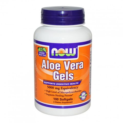 Now Foods Aloe Vera 5000 мг х100 дражета