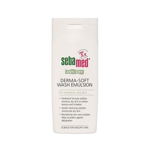 Sebamed Anti-Dry Derma-Soft Измиваща Емулсия за лице за Суха кожа x200мл