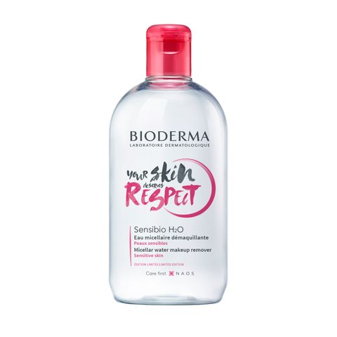 Bioderma Sensibio H2O Limited Edition Почистваща мицеларна вода за кожа със зачервявания x500 мл