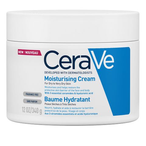 CeraVe Хидратиращ крем за суха и много суха кожа за лице и тяло х340 гр