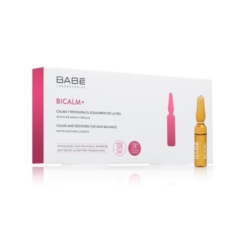 Babe Bicalm + Ампули за лице за успокояване и възстановяване на кожата 10 х2 мл
