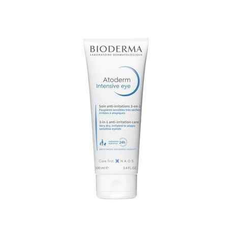 Bioderma Atoderm Intensive Eye Грижа 3-в-1 за много сухи, раздразнени до атопични клепачи x100 мл