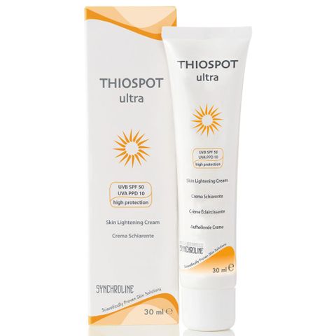 Synchroline Thiospot Депигментиращ крем за лице и тяло SPF 50+ x30 мл