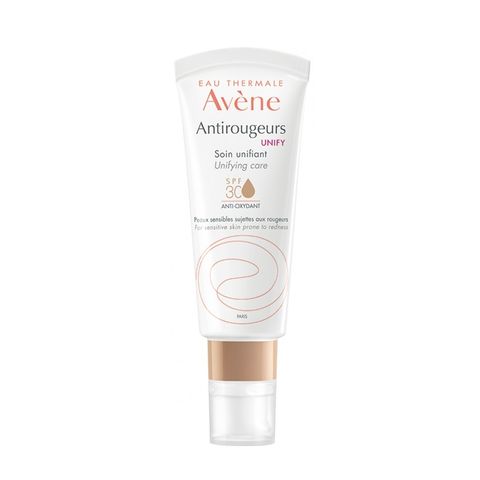 Avene Antirougeurs Unify Хидратиращ и успокояващ зачервяванията крем за лице SPF30, светъл тон x40 мл