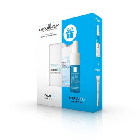 La Roche-Posay Hyalu B5 Промо комплект Интензивен хидратиращ крем и серум за лице
