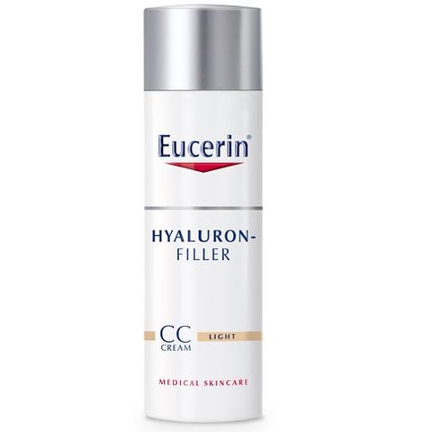 Eucerin Hyaluron Filler СС Крем за лице против стареене, светъл нюанс x50 мл