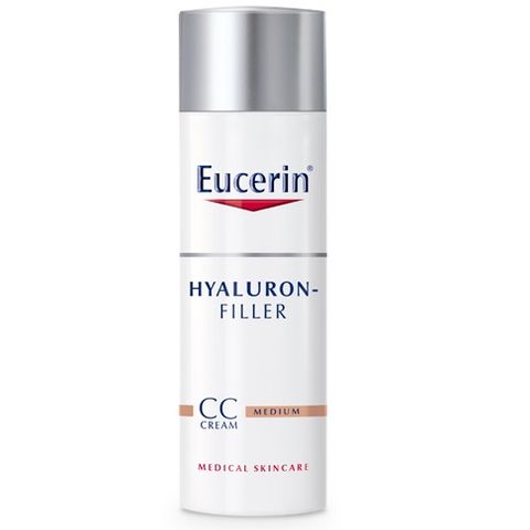 Eucerin Hyaluron Filler СС Крем за лице против стареене, тъмен нюанс x50 мл