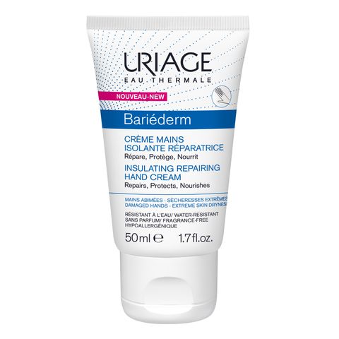 Uriage Bariederm Възстановяващ и подхранващ крем за ръце за суха и увредена кожа x50 мл