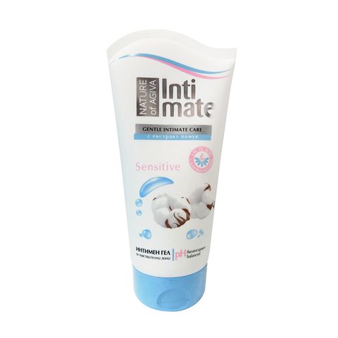 Agiva Intimate Sensitive Интимен гел за чувствителни зони с екстракт от памук и балансирано рН х170 мл