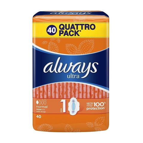 Always Ultra Normal Mega Дамски превръзки х40 броя