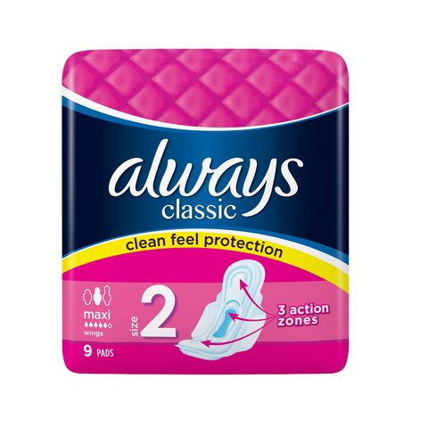Always Classic Maxi Дамски превръзки х9 броя