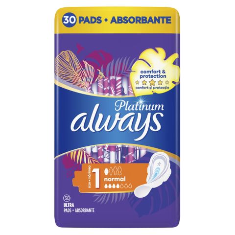 Always Platinum Normal Дамски превръзки x30 броя