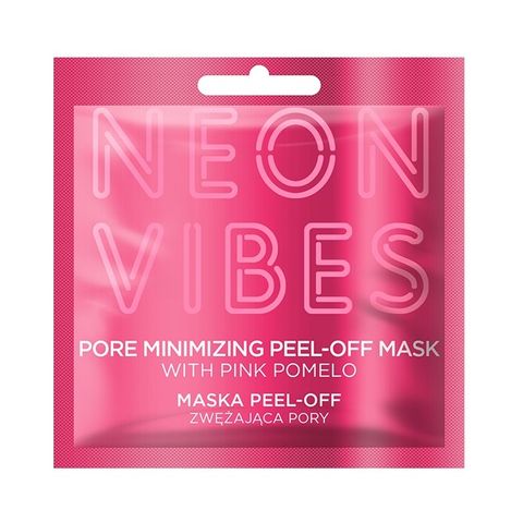 Marion Neon Vibes Peel-Off Минимизираща порите маска за лице с розово помело x8 грама