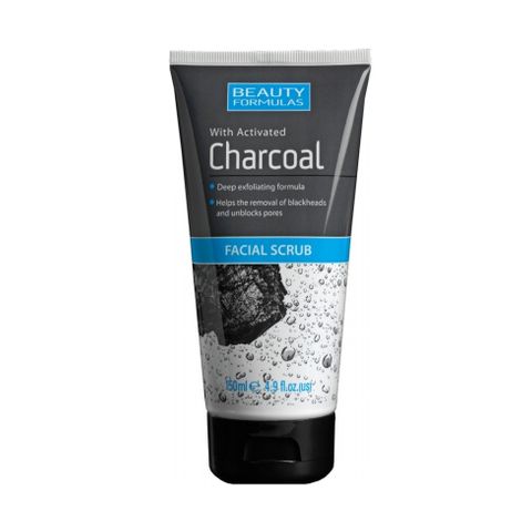 Beauty Formulas Charcoal Детоксикиращ скраб за лице с активен въглен х150 мл