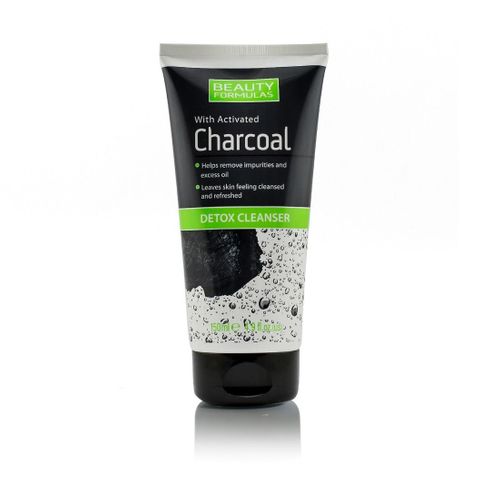 Beauty Formulas Charcoal Детоксикиращ гел за лице с активен въглен х150 мл