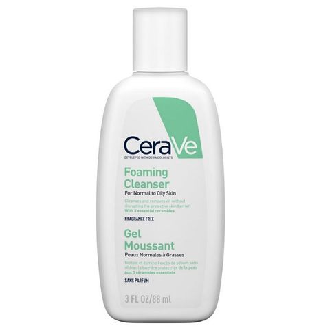 CeraVe Измиващ гел-пяна за лице и тяло за мазна кожа х88 мл