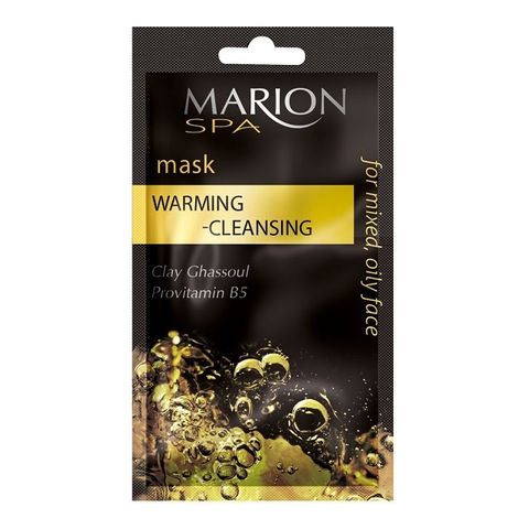 Marion SPA Почистваща и загряваща маска за лице с вулканична глина и провитамин В5 х7,5 мл