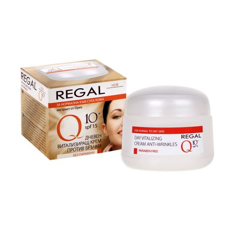 Regal Q10 Дневен крем против бръчки за нормална към суха кожа SPF15 х50 мл