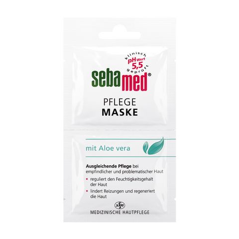 Sebamed Хидратираща маска за лице за чувствителна кожа с алое вера 2х5 мл