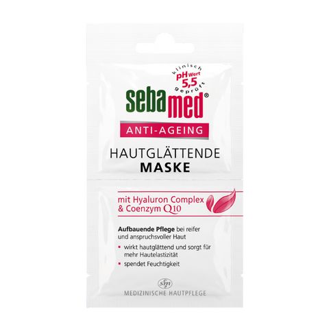 Sebamed Хидратираща маска за лице за чувствителна кожа с Q10 и хиалуронова киселина 2х5 мл