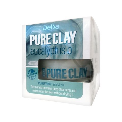 Deva Pure Clay Eucalyptus Oil Почистваща маска за лице с глина и масло от евкалипт х50 мл