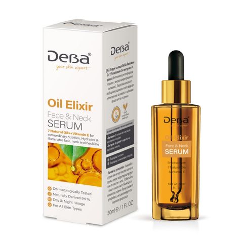 Deva Oil Elixir Сухо олио за лице и шия x30 мл