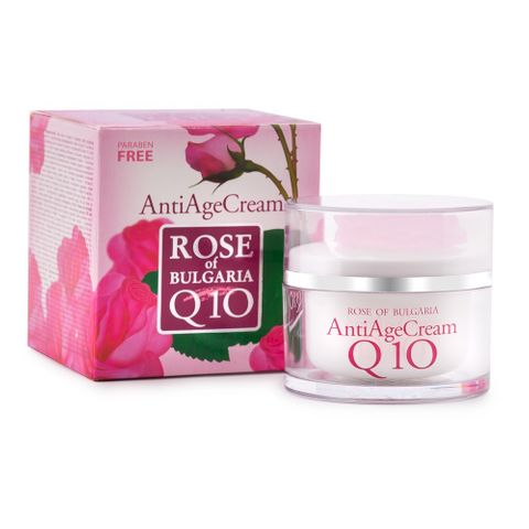 Bio Fresh Rose Дневен крем за лице против бръчки с Q10 х50 мл