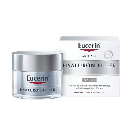 Eucerin Hyaluron-Filler Нощен крем за лице против бръчки x50 мл
