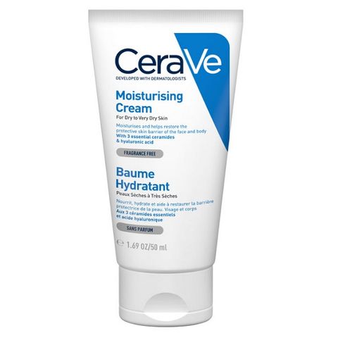 CeraVe Хидратиращ крем за суха и много суха кожа за лице и тяло х50 мл